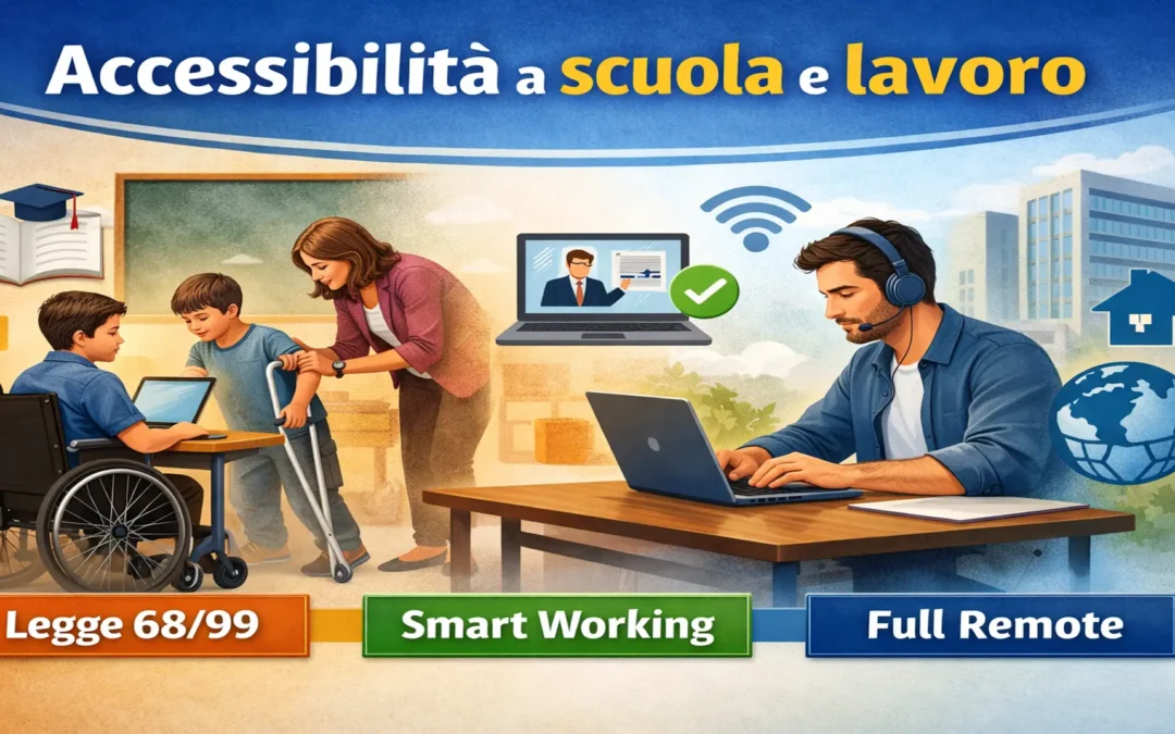 Accessibilità a scuola e negli ambienti di lavoro: oltre l’obbligo normativo