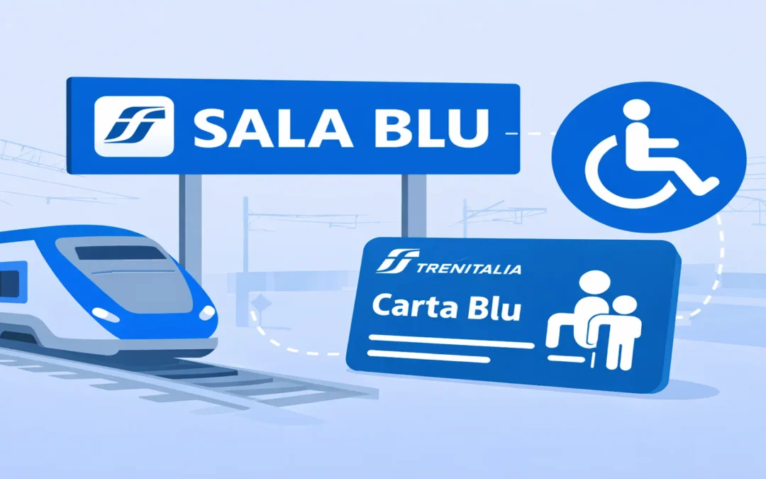 Accessibilità in treno: Sale Blu e Carta Blu, due strumenti importanti per l’autonomia